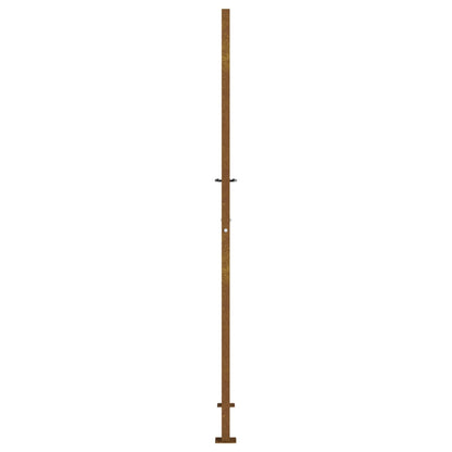 vidaXL Portail de jardin 105x205 cm acier corten conception de l'arbre