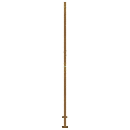 vidaXL Portail de jardin 105x180 cm acier corten conception de carré