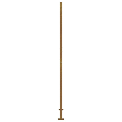 vidaXL Portail de jardin 105x205 cm acier corten conception de carré