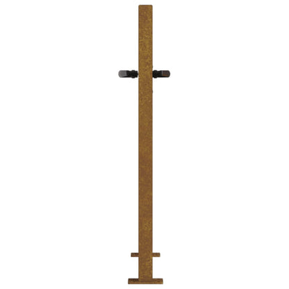 vidaXL Portail de jardin 105x80 cm acier corten conception de l'arbre