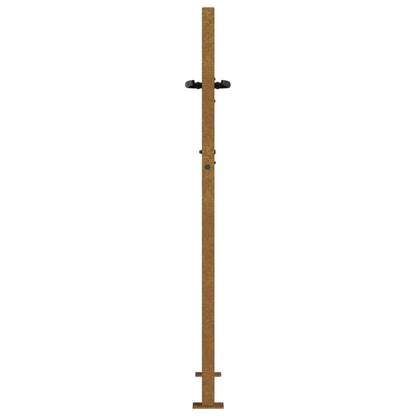 vidaXL Portail de jardin 105x130 cm acier corten conception de l'arbre