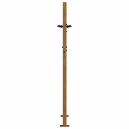 vidaXL Portail de jardin 105x155 cm acier corten conception de l'arbre