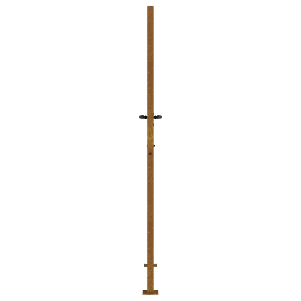 vidaXL Portail de jardin 105x180 cm acier corten conception de l'arbre