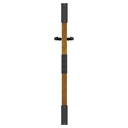 vidaXL Portail de jardin 85x100 cm acier corten conception d'herbe