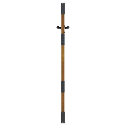 vidaXL Portail de jardin 85x150 cm acier corten conception d'herbe