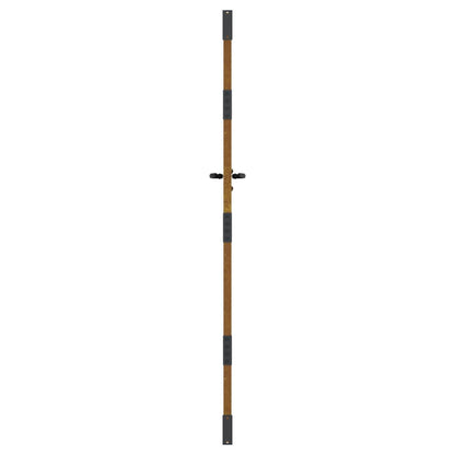 vidaXL Portail de jardin 85x200 cm acier corten conception d'herbe