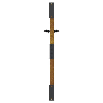 vidaXL Portail de jardin 85x75 cm acier corten design de bambou