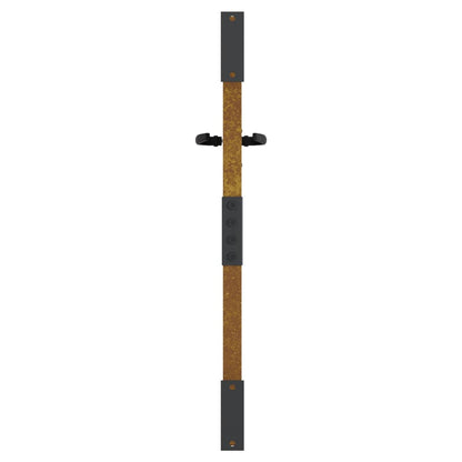 vidaXL Portail de jardin 85x100 cm acier corten design de bambou