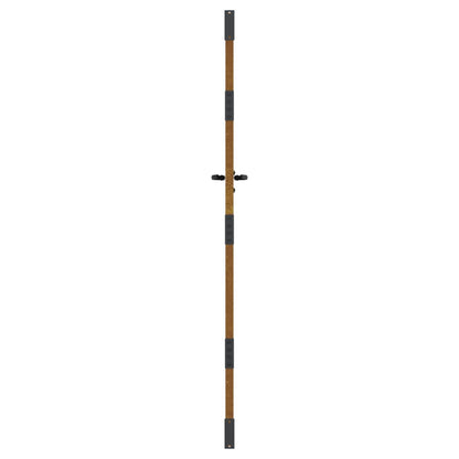 vidaXL Portail de jardin 85x175 cm acier corten design de bambou