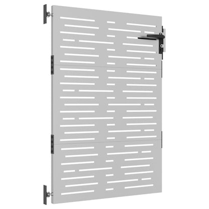 vidaXL Portail de jardin 85x150 cm acier corten conception de carré
