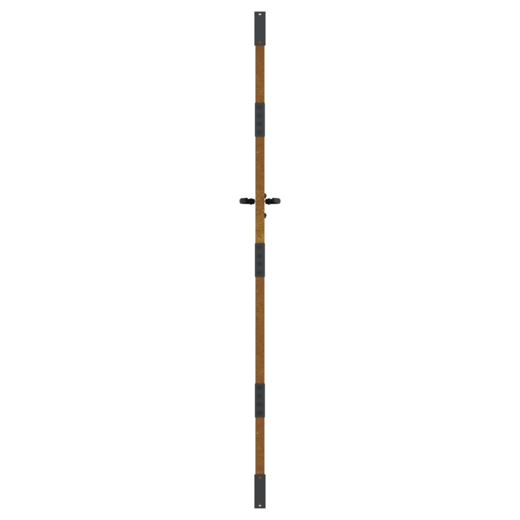 vidaXL Portail de jardin 85x175 cm acier corten conception de carré