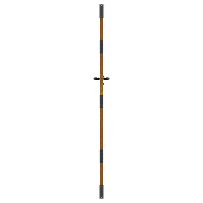 vidaXL Portail de jardin 85x200 cm acier corten conception de carré