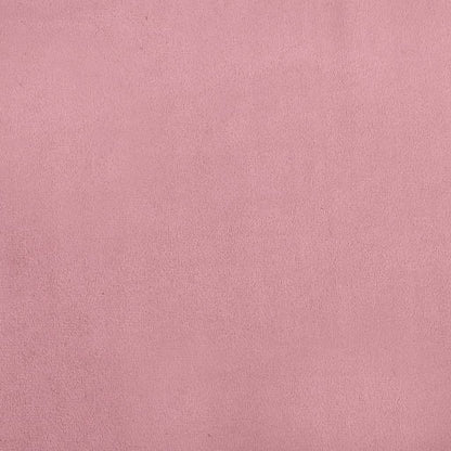 vidaXL Lit pour chien rose 70x52x30 cm velours