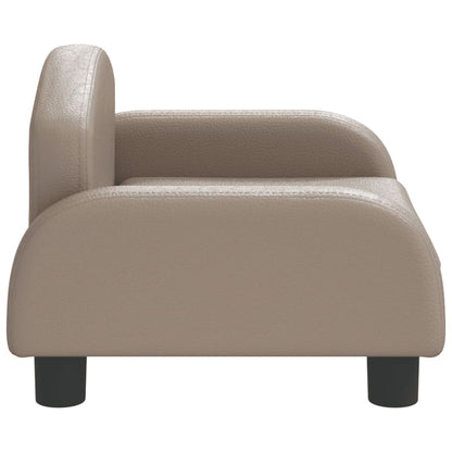 vidaXL Lit pour chien cappuccino 50x40x30 cm similicuir