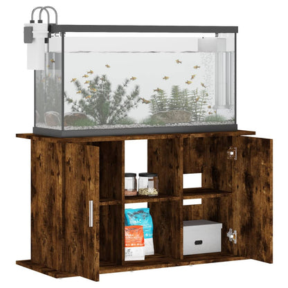 vidaXL Support pour aquarium chêne fumé 101x41x58 cm bois d'ingénierie