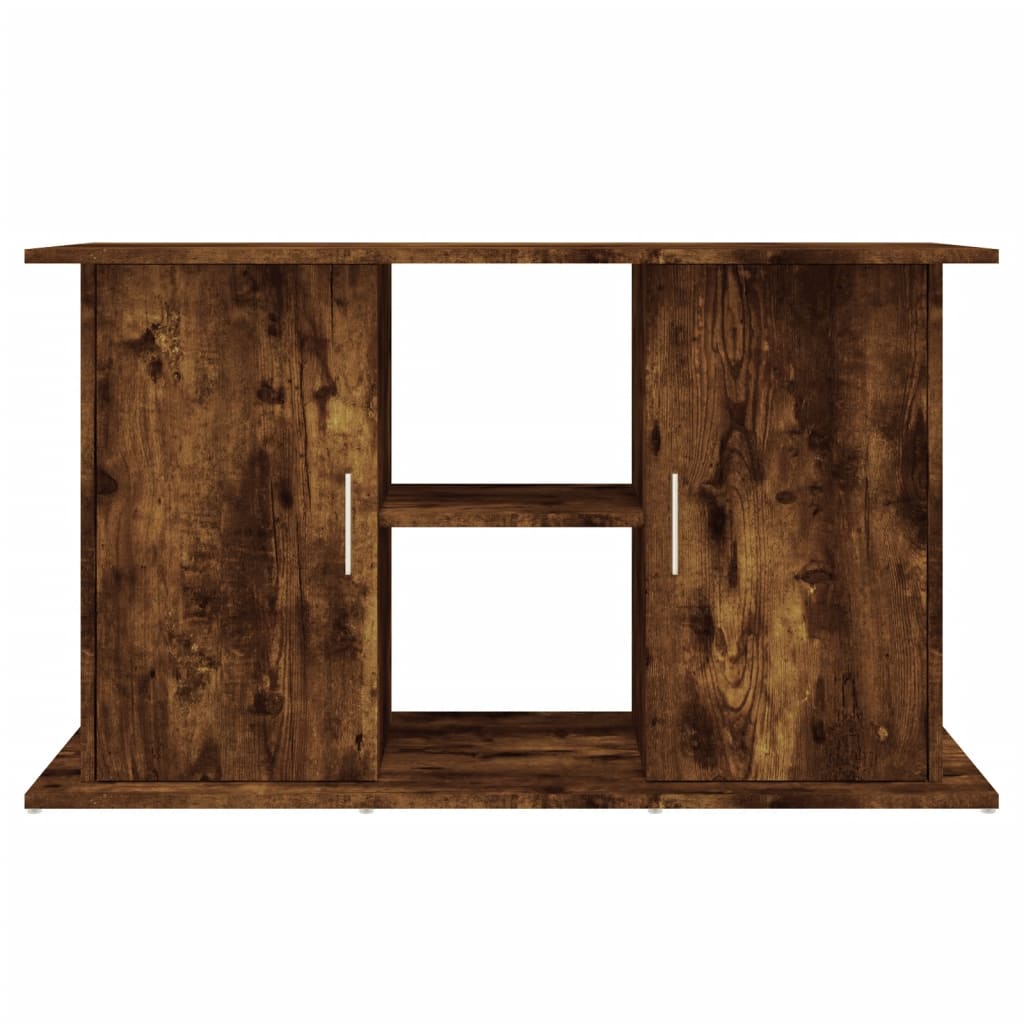 vidaXL Support pour aquarium chêne fumé 101x41x58 cm bois d'ingénierie