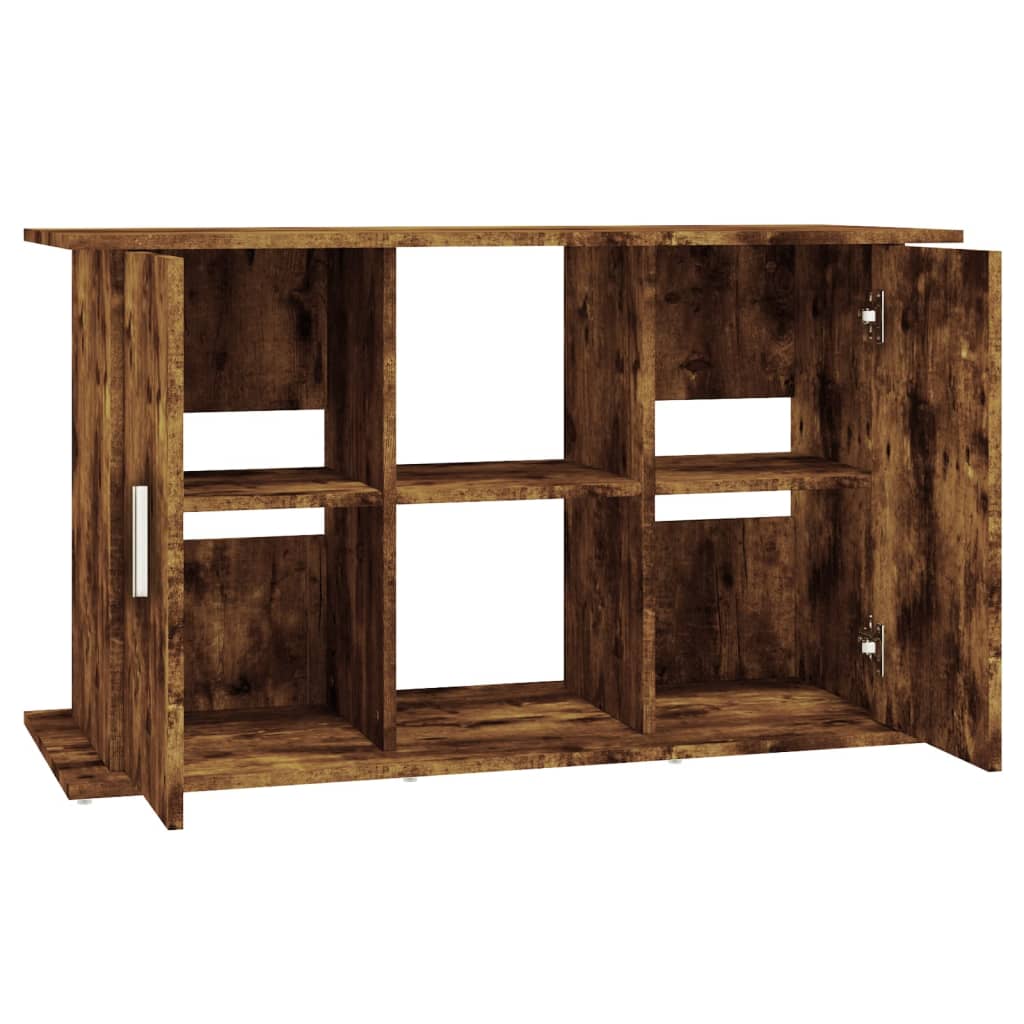 vidaXL Support pour aquarium chêne fumé 101x41x58 cm bois d'ingénierie