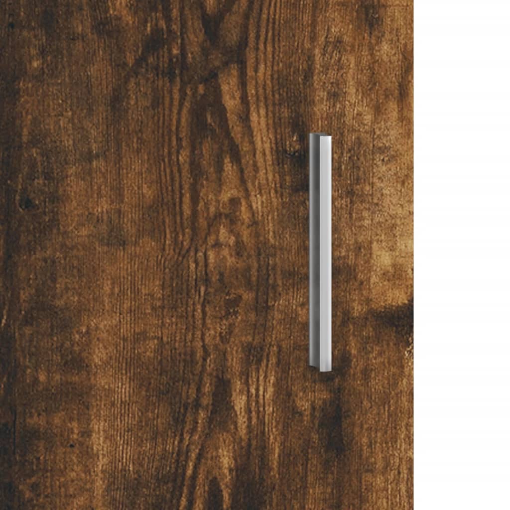 vidaXL Support pour aquarium chêne fumé 101x41x58 cm bois d'ingénierie