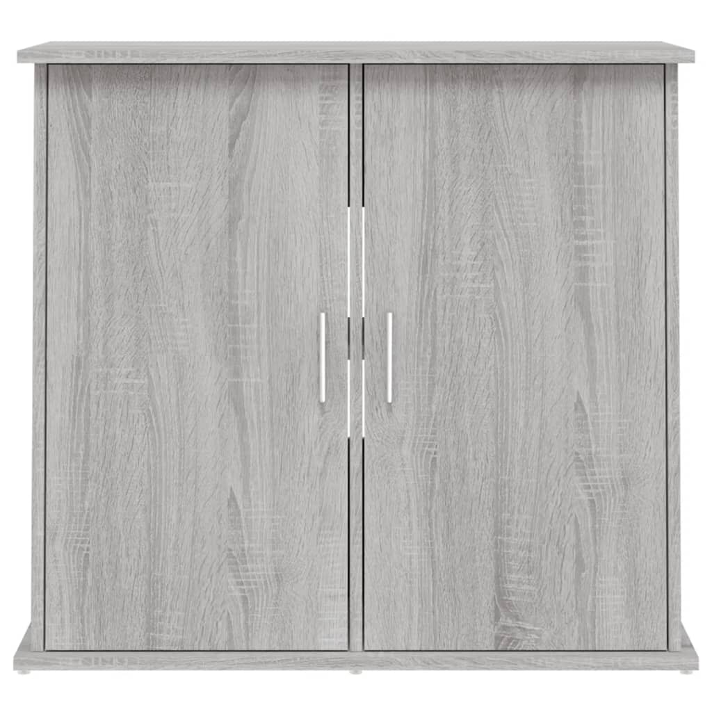 vidaXL Support pour aquarium sonoma gris 81x36x73 cm bois d'ingénierie