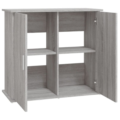 vidaXL Support pour aquarium sonoma gris 81x36x73 cm bois d'ingénierie
