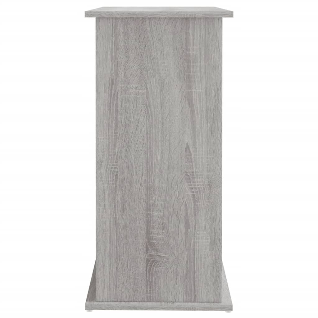 vidaXL Support pour aquarium sonoma gris 81x36x73 cm bois d'ingénierie