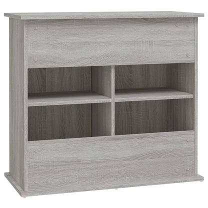 vidaXL Support pour aquarium sonoma gris 81x36x73 cm bois d'ingénierie