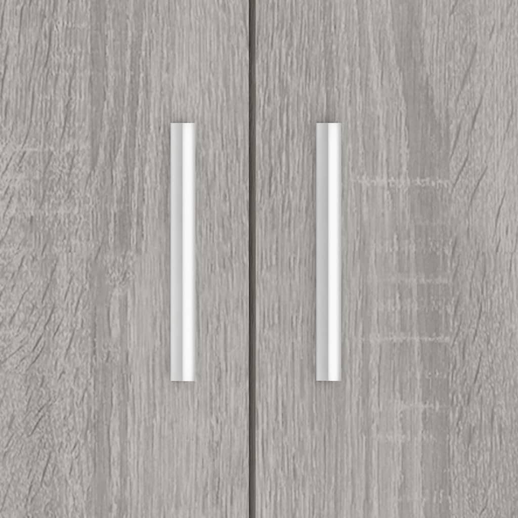 vidaXL Support pour aquarium sonoma gris 81x36x73 cm bois d'ingénierie