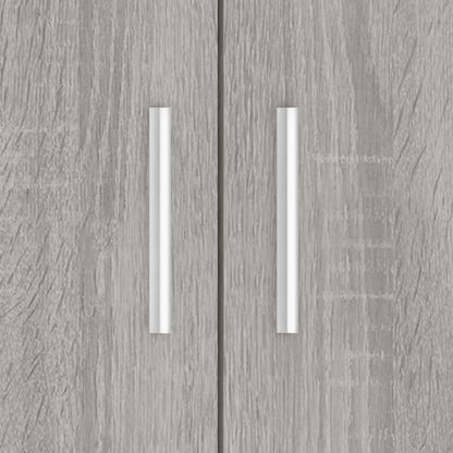 vidaXL Support pour aquarium sonoma gris 81x36x73 cm bois d'ingénierie