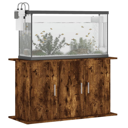 vidaXL Support pour aquarium chêne fumé 101x41x58 cm bois d'ingénierie