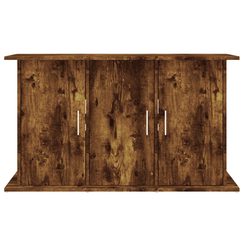 vidaXL Support pour aquarium chêne fumé 101x41x58 cm bois d'ingénierie