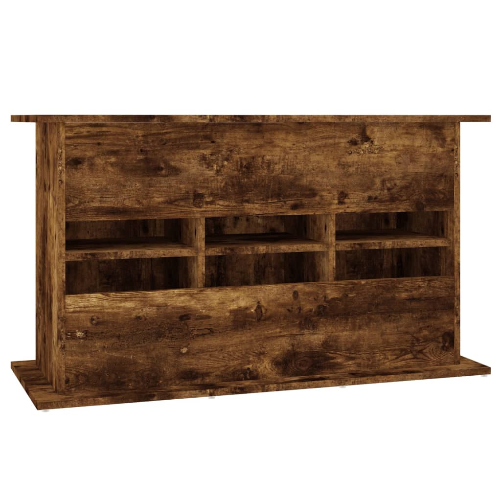 vidaXL Support pour aquarium chêne fumé 101x41x58 cm bois d'ingénierie