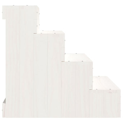 vidaXL Escalier pour animaux de compagnie Blanc 40x49x47cm Bois de pin