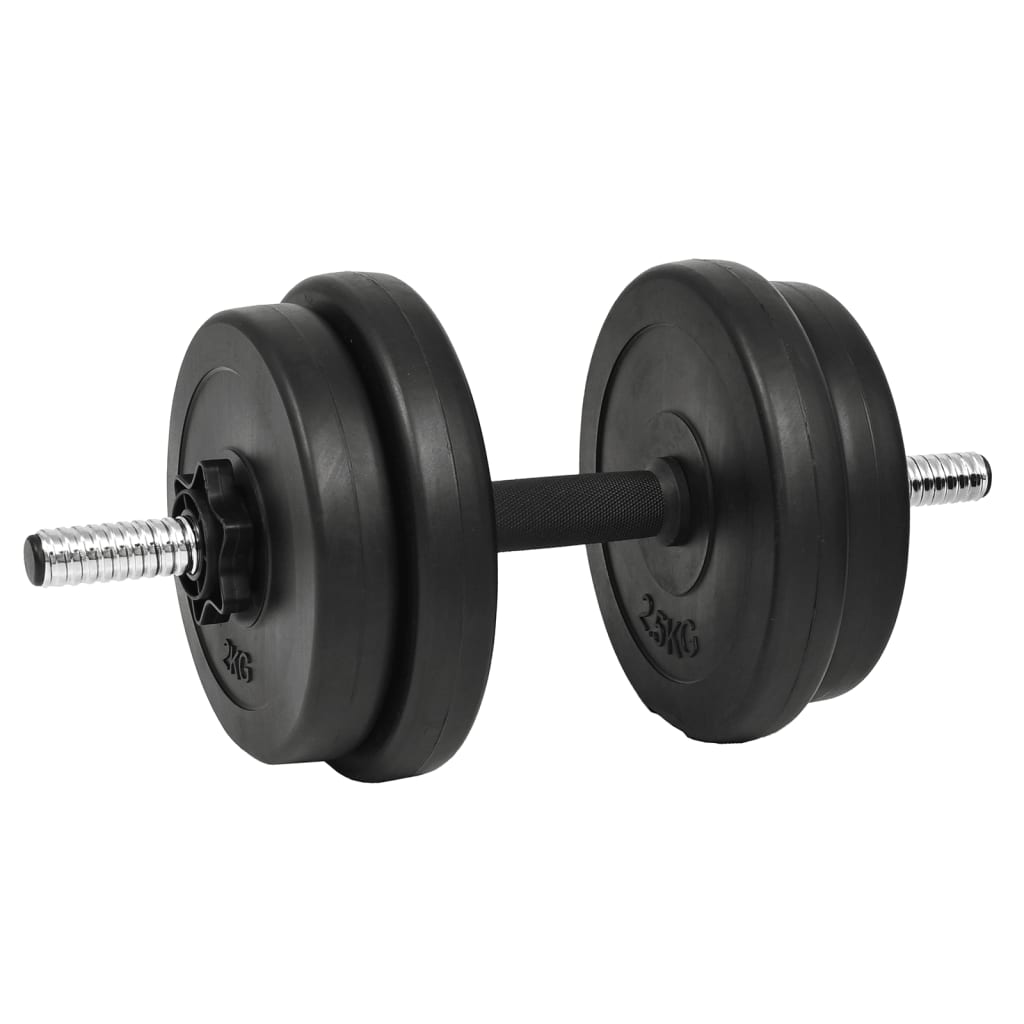 vidaXL Haltère avec plaques 40 kg
