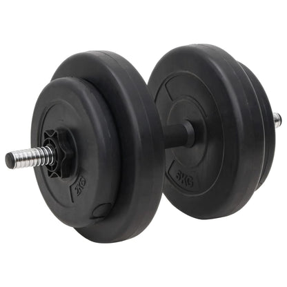 vidaXL Ensemble d'haltères et de barres avec plaques 60 kg