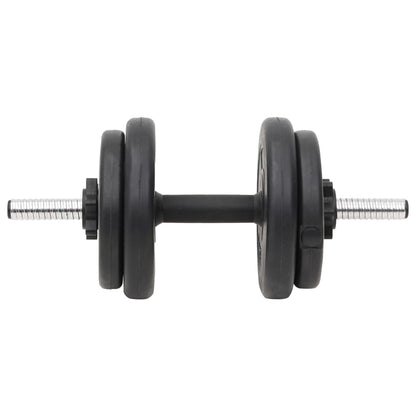vidaXL Ensemble d'haltères et de barres avec plaques 60 kg
