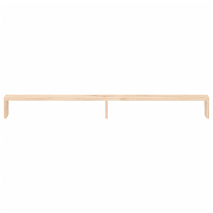 vidaXL Support pour moniteur 100x27x10 cm Bois de pin solide