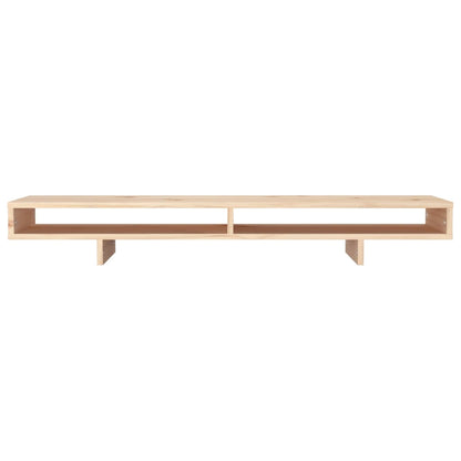 vidaXL Support pour moniteur 100x27x14 cm Bois de pin solide
