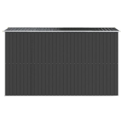 vidaXL Abri de jardin Anthracite 192x357x223 cm Acier galvanisé