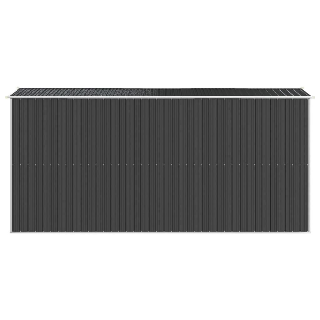 vidaXL Abri de jardin Anthracite 192x440x223 cm Acier galvanisé