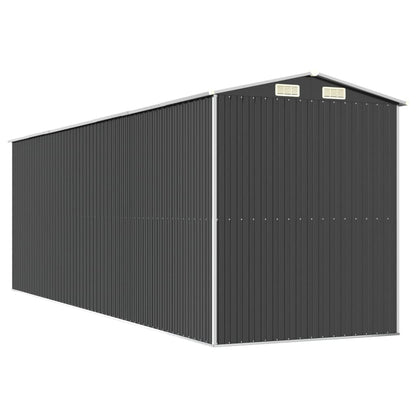 vidaXL Abri de jardin Anthracite 192x606x223 cm Acier galvanisé