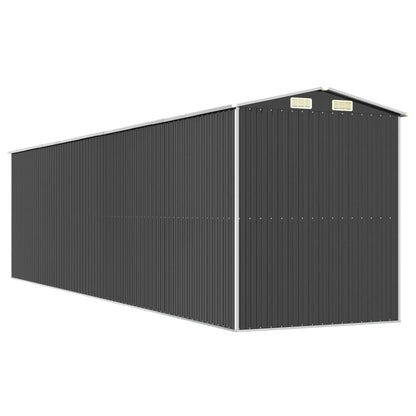 vidaXL Abri de jardin Anthracite 192x772x223 cm Acier galvanisé