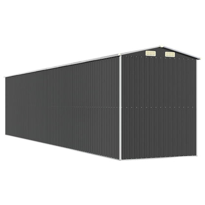 vidaXL Abri de jardin Anthracite 192x855x223 cm Acier galvanisé