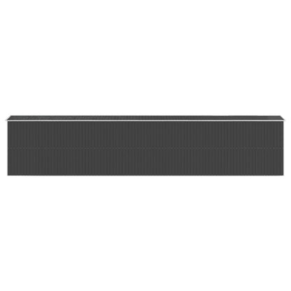 vidaXL Abri de jardin Anthracite 192x1021x223 cm Acier galvanisé