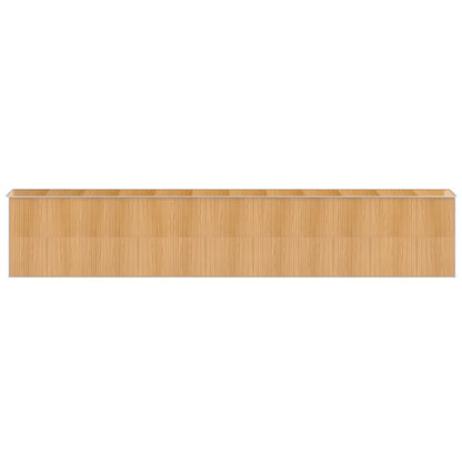 vidaXL Abri de jardin Marron clair 192x1021x223 cm Acier galvanisé