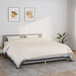 vidaXL Couverture lestée Crème clair 235x290 cm 11 kg Tissu
