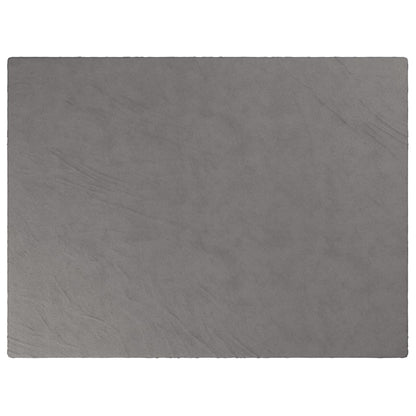 vidaXL Couverture lestée avec housse Gris 150x200 cm 11 kg Tissu