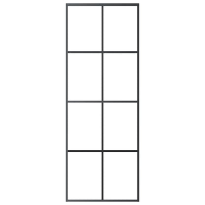 vidaXL Porte coulissante avec kit de quincaillerie 76x205 cm Verre ESG