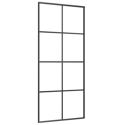 vidaXL Porte coulissante avec kit de quincaillerie 90x205 cm Verre ESG