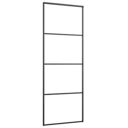 vidaXL Porte coulissante avec kit de quincaillerie 76x205 cm Verre ESG