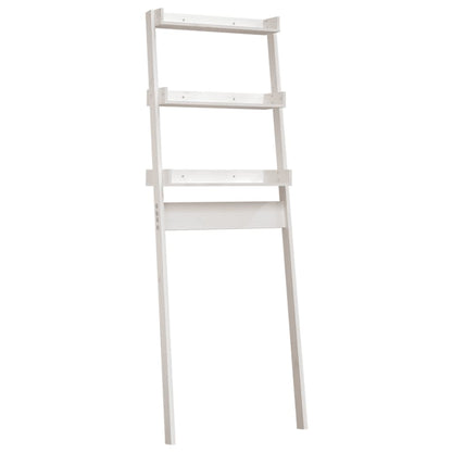 vidaXL Étagère de toilette Blanc 63,5x32x179 cm Bois de pin massif